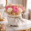 White Ceramic Vessel Candle