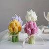 Tulip Flower Bouquet Candle